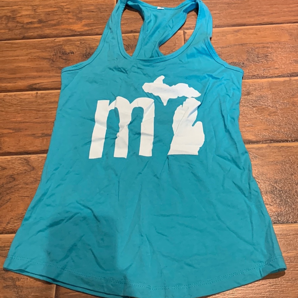 michigan razor back tank